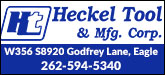 Heckel Tool & Manufacturing Corporation Sponsorship Banner